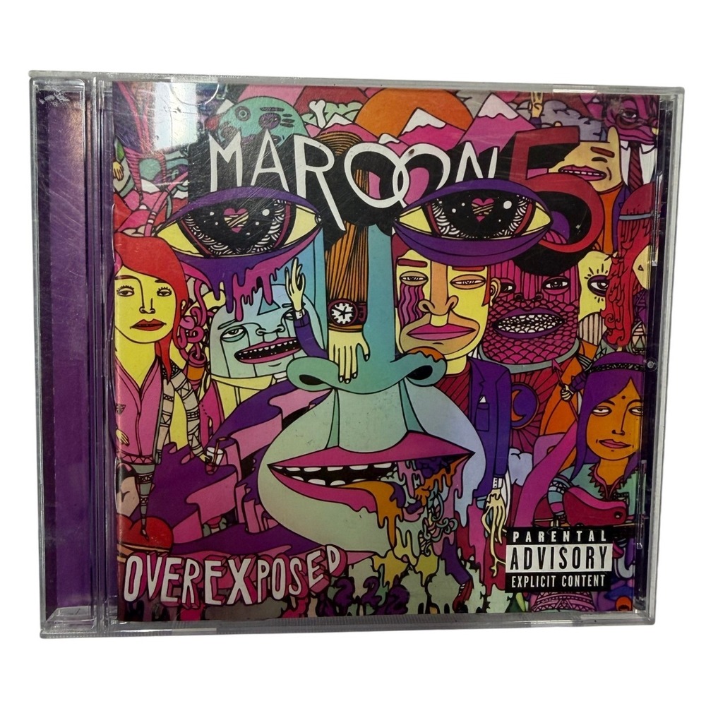 Maroon 5 Overexposed CD Album Explicit Pop Rock Music Jewel Case